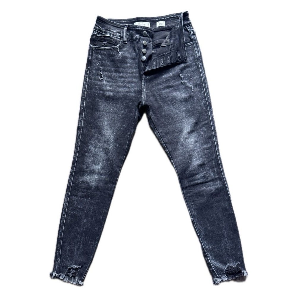 KanCan Women's Dark Gray Skinny Jeans